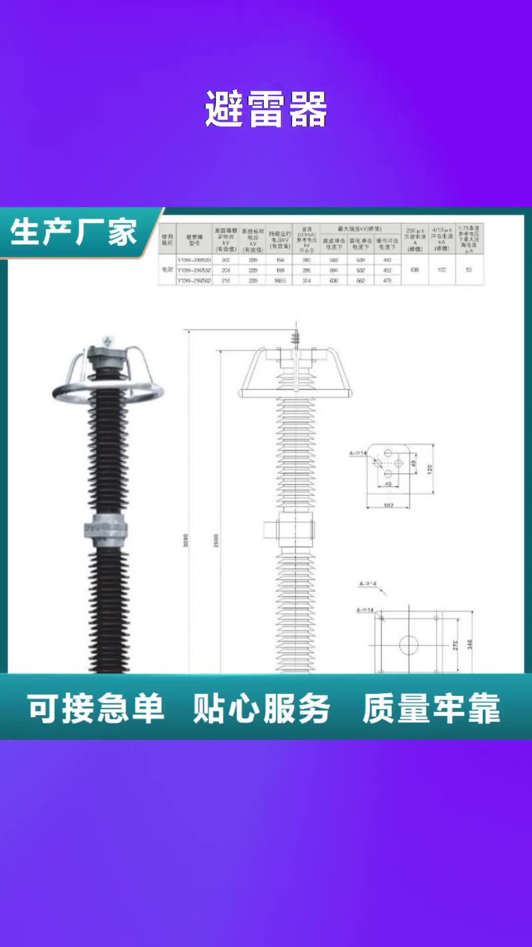 本溪【避雷器】-真空断路器买的放心安兴用的舒心