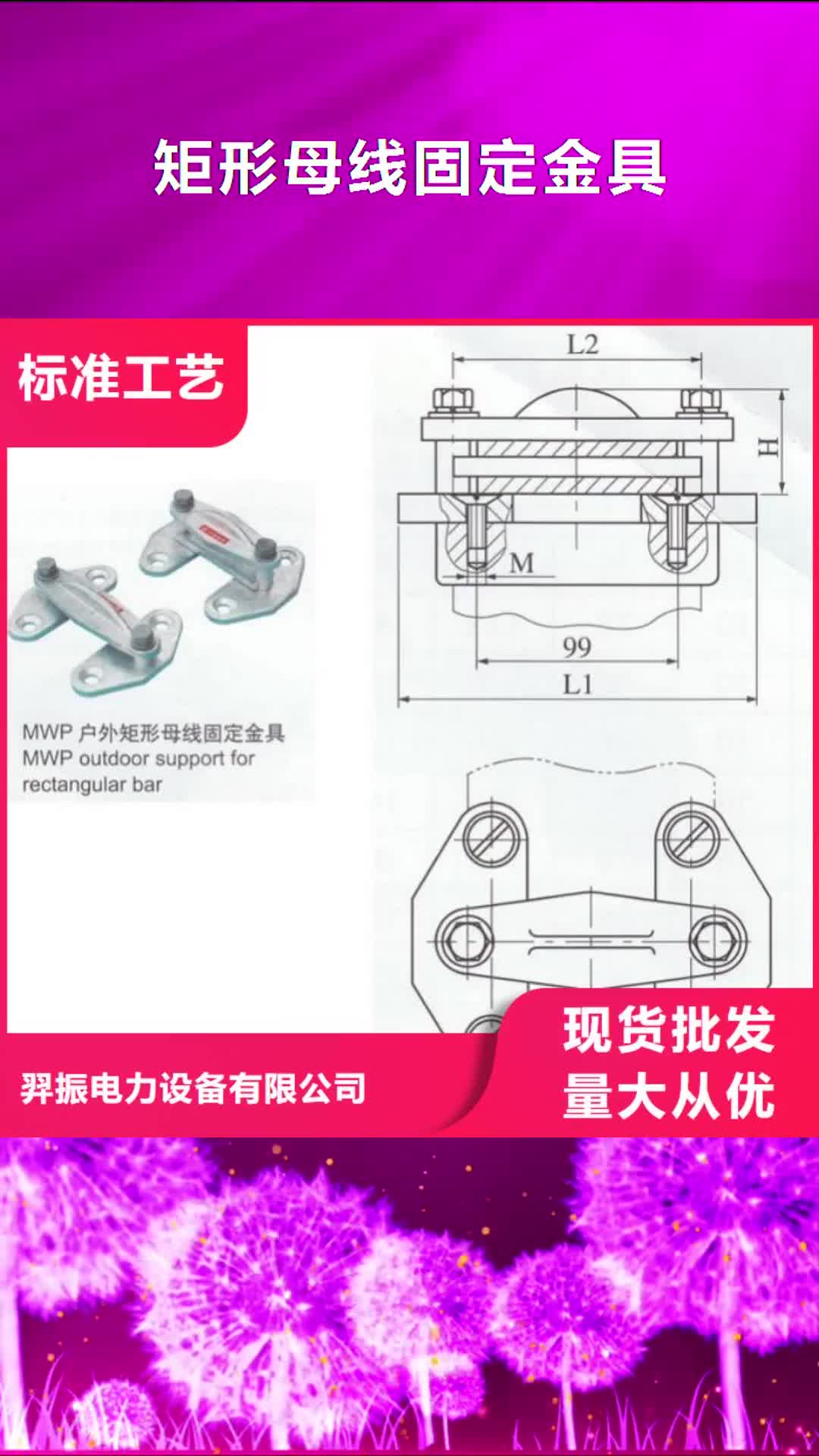 来宾【矩形母线固定金具】-金属氧化物避雷器工期短发货快